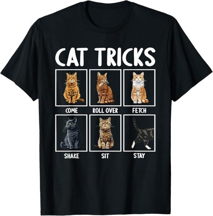 Funny Cat Shirts Cats Funny Cat Tricks Menswear Top T-Shirts, Hoodie, Sweatshirt