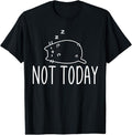 Funny Cat Shirts, Not Today Crazy Cat T-Shirts Graphic Cute Funny T-Shirt - Menswear Top Hoodie, Sweatshirt | GrindPrints.com