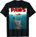 Funny Cat Shirts Paws Kitten Meow Parody Funny Cat Lover Cute Cat Menswear Top Casual Classic T-Shirts, Hoodie, Sweatshirt