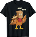 Funny Cat Shirts Thanksgiving Turkey Cat Meow Funny Thanksgiving Menswear Top T-Shirts, Hoodie, Sweatshirt