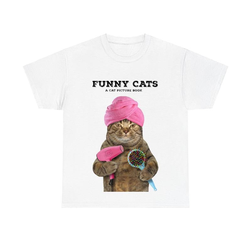 Funny Cat Tee, A Cat Picture Book Funny Cat Shirt Hoodie, Sweatshirt | GrindPrints.com