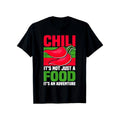 Funny Chili Print, Men's Cotton T-shirt, Graphic Tee Men's Outdoor Clothes, Men's Clothing, Casual Short Sleeve Crew Neck...