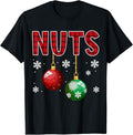 Funny Christmas Shirt, Christmas Gift, Chest Nuts Matching Chestnuts Funny Christmas Couples Nuts T-Shirt
