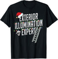 Funny Christmas Shirt, Christmas Gift, Exterior Illumination Expert Funny Christmas Lights T-Shirt