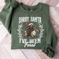 Funny Shirt Sorry Santa I'Ve Been Feral Shirt Season Feral Raccoon Shirt Shirt Funny Raccoon Meme Shirt T-Shirts, Hoodie, Sweatshirt