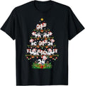 Funny Christmas Shirts, Cow Christmas Tree Funny Cow Lover Cow Xmas T-Shirt