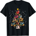 Funny Christmas Shirts, Funny Sewing Machine Christmas Tree Christmas Ornament Women T-Shirt