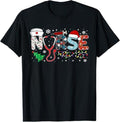 Funny Christmas Shirts, Groovy ER CNA Nurse Winter For Funny Women Christmas Nurse T-Shirt