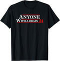Funny Construction Work Shirts Anyone Brain 2024 Funny Presidential Election Menswear Casual Cotton T-Shirts, Hoodie, Sweatshirt