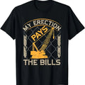 Funny Construction Work Shirts, Engineer Hourly Rate Funny Engineering Mechanical Civil Gift T-Shirt Menswear Casual...