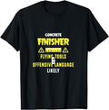 Funny Construction Work Shirts, Funny Work For Men Construction Concrete Finisher T-Shirt Menswear Casual Cotton Hoodie,...