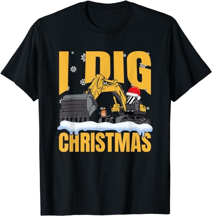Funny Construction Work Shirts I Dig Funny Construction Work Excavator Menswear Casual Cotton T-Shirts, Hoodie, Sweatshirt