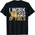 Funny Construction Work Shirts I Work Brunch Tools Funny Construction Handyman Menswear Casual Cotton T-Shirts, Hoodie, Sweatshirt