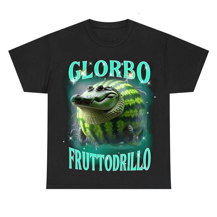 Funny Crocodile Watermelon Italian Brainrot Bootleg Meme Shirt Hoodie, Sweatshirt | GrindPrints.com