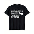 Funny Cute Horse Shirt Gift Men Women Teens T-Shirt made in usa Hoodie, Sweatshirt | GrindPrints.com