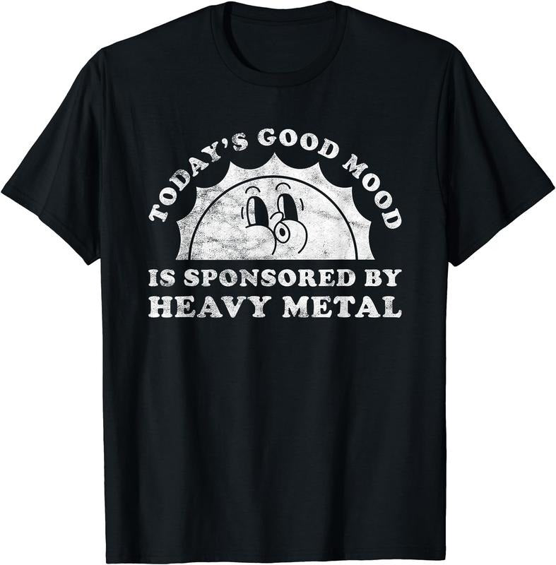 Funny Cute Vintage Retro Heavy Metal Heavy Metal Cotton Short Sleeve T-Shirts, Hoodie, Sweatshirt