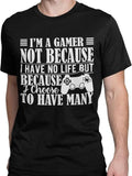 Funny Dark Humor Shirts For Men, I'm A Gamer Funny Video Gamer Adult Humor T-Shirt Menswear Casual Cotton Hoodie, Sweatshirt