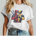 Funny Dead pool & Wolv erine Best Friends Shirt Graphic Tee Shirt Men Women Unisex Cotton Hoodie, Sweatshirt