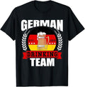 Funny Drinking Shirts, German Drinking Team Germany Flag Funny Oktoberfest Gift T-Shirt Menswear Top | Funny Shirts For...