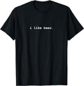Funny Drinking Shirts, I Like Beer Minimalist Funny Drinking T-Shirt Menswear Top | Funny Shirts For Night Out Casual...