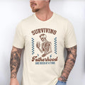 Funny Fatherhood Shirt Surviving Fatherhood One Beer Time Sarcastic Dad Life Skeleton Dad T-Shirts, Hoodie, Sweatshirt
