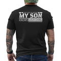 Funny Fathers Day Shirts, Gift for Dad, Dad From Son Fathers Day Dad Men's T-Shirt Back Print