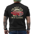 Funny Fathers Day Shirts, Gift for Dad, I'm Not Old Just Classic Dad Men's T-shirt Back Print