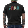 Funny Fathers Day Shirts, Gift for Dad, Papa Pilot Dad Aviation Flying Airplane Lovers Men's T-Shirt Back Print