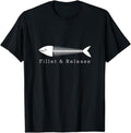 Funny Fishing Shirts Funny Fishing Fisherman Humor Fillet Release Cotton Casual Classic T-Shirts, Hoodie, Sweatshirt