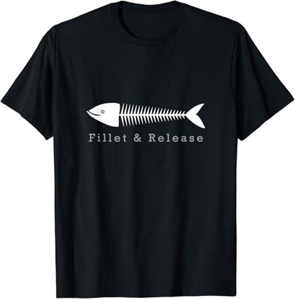 Funny Fishing Shirts Funny Fishing Fisherman Humor Fillet Release Cotton Casual Classic T-Shirts, Hoodie, Sweatshirt