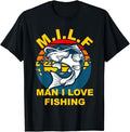 Funny Fishing Shirts, Man I Love Fishing T-Shirt Cotton Fashion Casual Classic Hoodie, Sweatshirt | GrindPrints.com