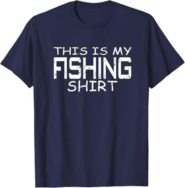 Funny Fishing Shirts, This Is My Fishing T-Shirt Cotton Fashion Casual Classic Hoodie, Sweatshirt | GrindPrints.com