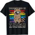 Funny Friend Shirts Gay Best Friend Homophobia Is Trash Gay Pride Raccoon LGBT Ally Rainbow Menswear Top Casual Classic Vintage Raccoon T-Shirts, Hoodie, Sweatshirt