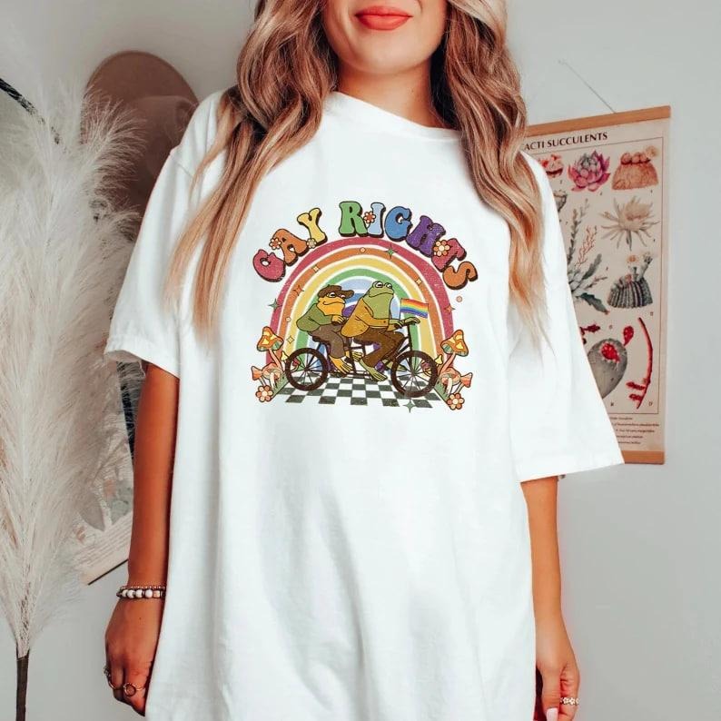 Funny Frog Gay Rights LGBT Rainbow Funny LGBT Shirt Frog Toad Pride LGBTQ Shirt T-Shirts, Hoodie, Sweatshirt