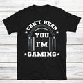 Funny Gamer Shirts, Special Gifts For Gamers, Can't Hear You I'm Gaming T-Shirt Menswear Top Casual Classic Hoodie,...