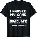 Funny Gamer Shirts Gamers Funny Gamer Graduate Graduation Menswear Top Casual Classic T-Shirts, Hoodie, Sweatshirt