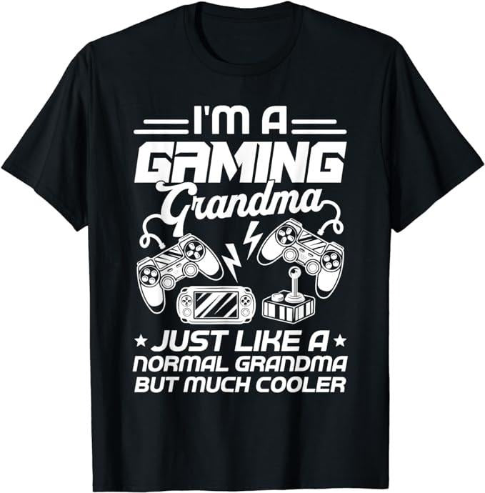 Funny Gamer Shirts, Special Gifts For Gamers, Funny Gamer Grandma Gift Shirt I'm A Gaming Grandma T-Shirt Menswear Top...