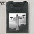 Funny Gangster Rio De Janeiro Statue T Shirt, Funny Graphic T-shirt, Unisex Movie Shirt Menswear Womenswear Hoodie,...