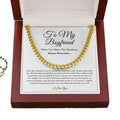 Funny Gifts For Men, Boyfriend Promise Necklace, Boyfriend Promise Gift, Boyfriend Cuban Chain Necklace, Boyfriend...