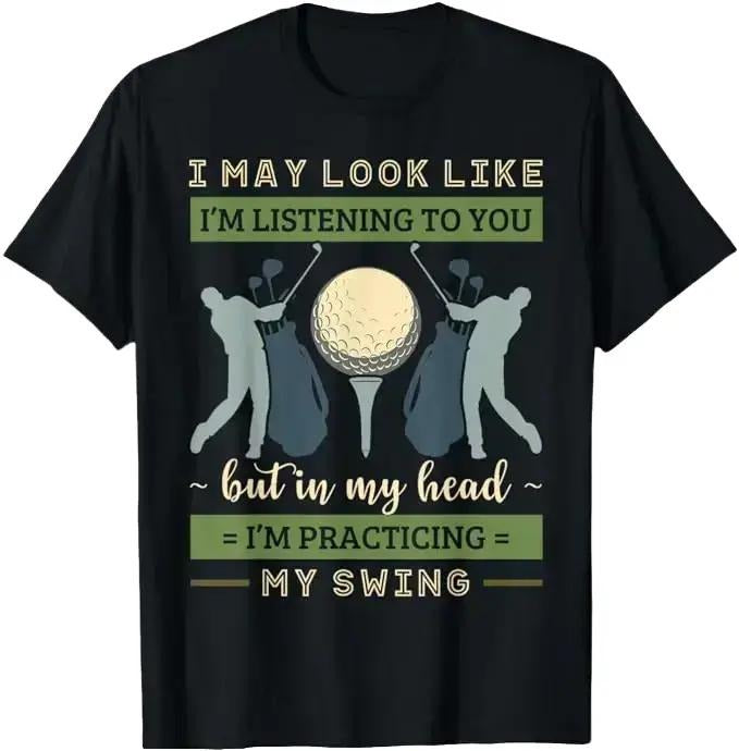 Funny Golf Golfer I May Like I'M Listening Golf Swing Golfer Par Eagle Menswear Top Underwear T-Shirts, Hoodie, Sweatshirt