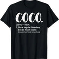 Funny Grandma Shirt, Gift For Grandmother, Cute Grandma Coco T-Shirt Casual Cotton Top Hoodie, Sweatshirt | GrindPrints.com