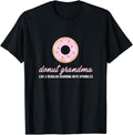 Funny Grandma Shirt, Gift For Grandmother, Donut Grandma T-Shirt Funny Cute Sprinkles Trendy Gift Casual Cotton Top...