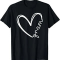 Funny Grandma Shirt Grandmother Funny Gram Heart Grandma Casual Cotton Top T-Shirts, Hoodie, Sweatshirt