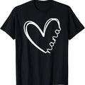 Funny Grandma Shirt, Gift For Grandmother, Funny Nana Heart for Grandma Mother Day Women T-Shirt Casual Cotton Top...