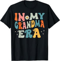 Funny Grandma Shirt Grandmother My Grandma Era Funny Groovy Casual Cotton Top T-Shirts, Hoodie, Sweatshirt
