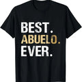 Funny Grandpa Shirt Grandfather Abuelo Granddaughter Grandson Best Abuelo Menswear Casual Cotton Top T-Shirts, Hoodie, Sweatshirt