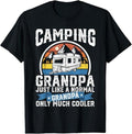 Funny Grandpa Shirt Grandfather Camping Grandpa Funny Menswear Casual Cotton Top T-Shirts, Hoodie, Sweatshirt