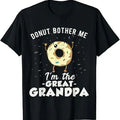 Funny Grandpa Shirt, Gift For Grandfather, Donut Birthday Gift for Great Grandfather T-Shirt Menswear Casual Cotton Top...