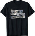 Funny Grandpa Shirt, Gift For Grandfather, Duct Tape Fix Everything T-Shirt Menswear Casual Cotton Top Hoodie, Sweatshirt