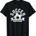 Funny Grandpa Shirt, Gift For Grandfather, Funny Grandfather Soccer T-Shirt Menswear Casual Cotton Top Hoodie, Sweatshirt